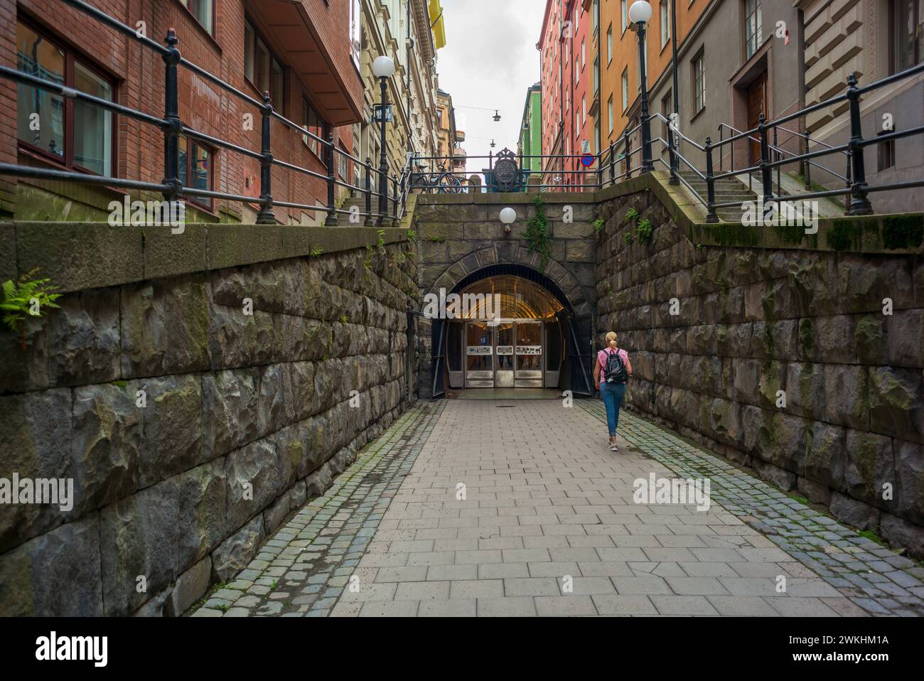 stockholm, sweden, 04 aug 2023, brunkebergs tunnel *** stockholm, schweden, 04. aug 2023, brunkebergs tunnel Copyright: xWolfgangxSimlingerx Stock Photo