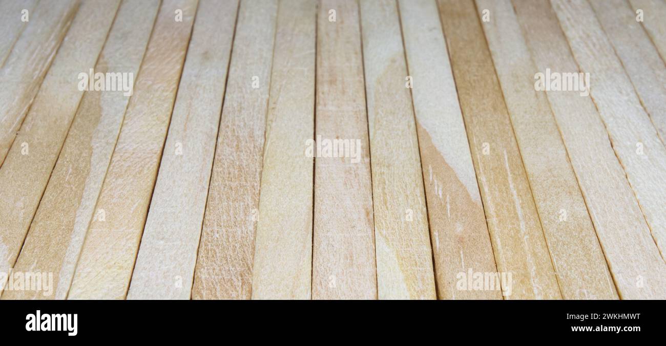 A Background and surface texture with wooden slats Stock Photo