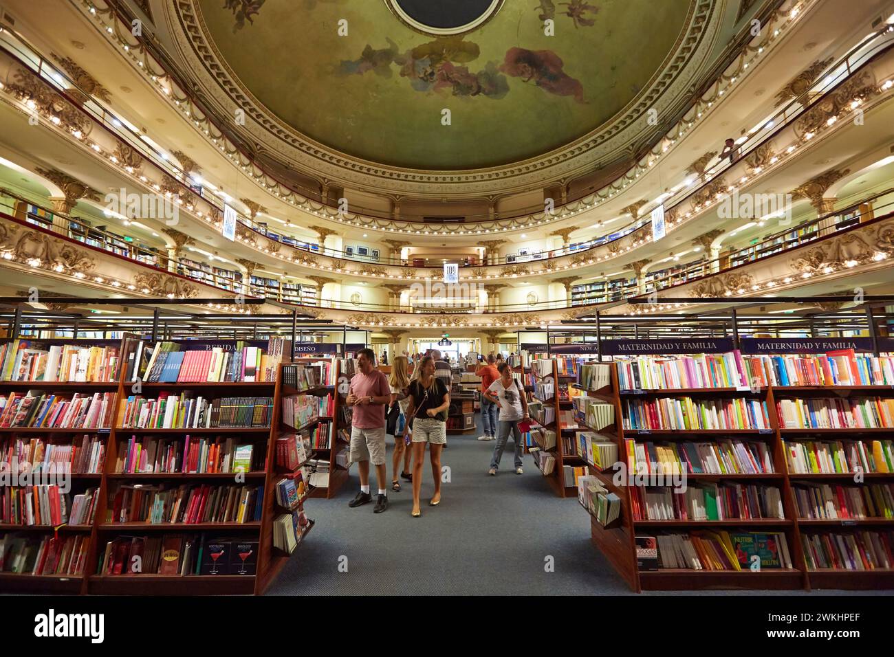 El Ateneo bookstore. Barrio Norte. Buenos Aires. Argentina Stock Photo