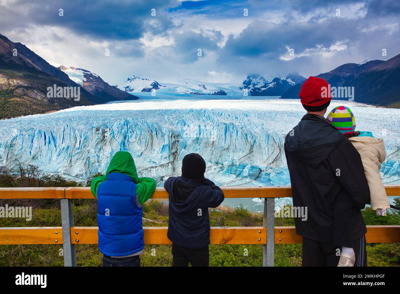 Perito Moreno glacier. Los Glaciares National Park. Argentino Lake ...