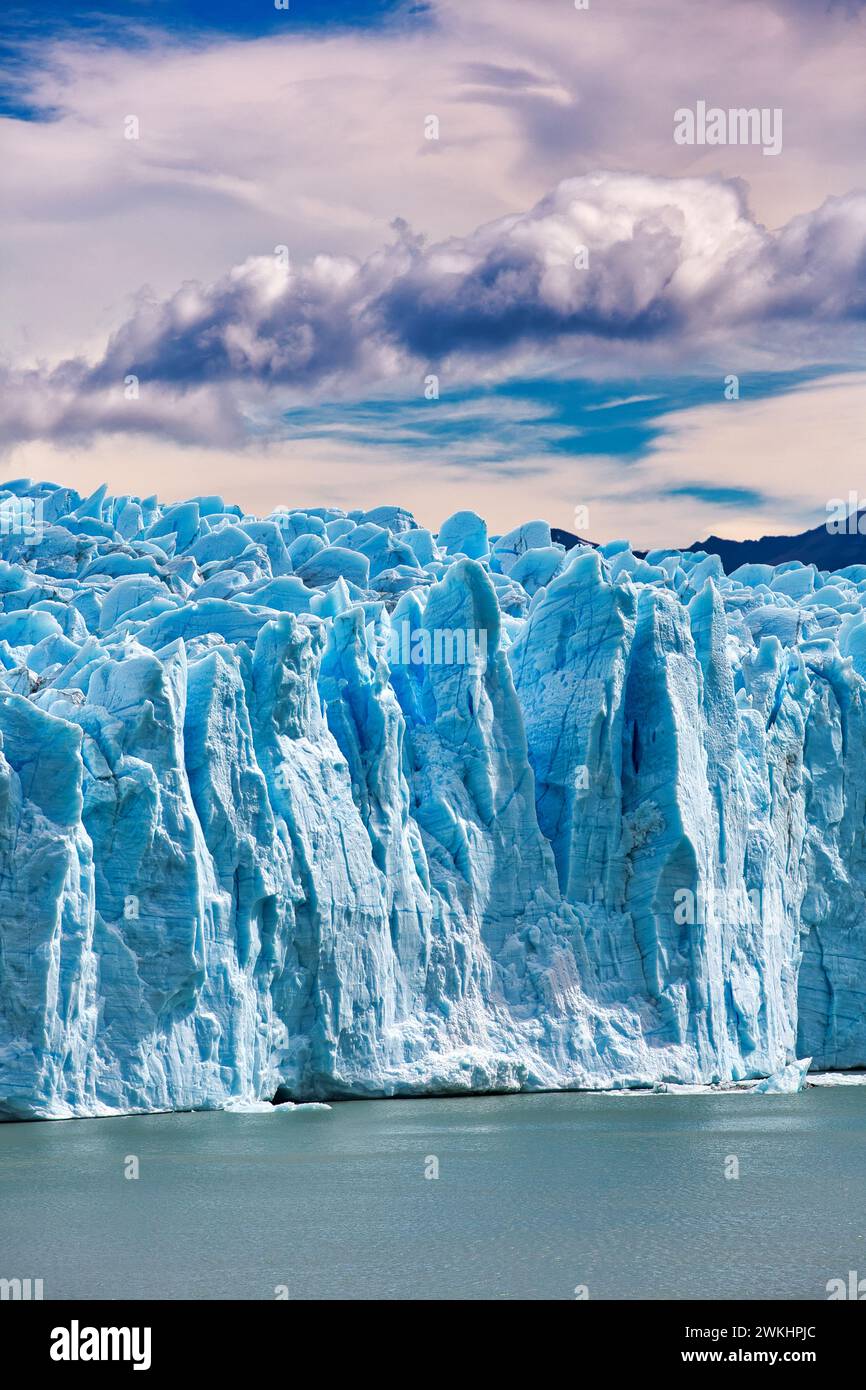 Perito Moreno glacier. Los Glaciares National Park. Argentino Lake ...