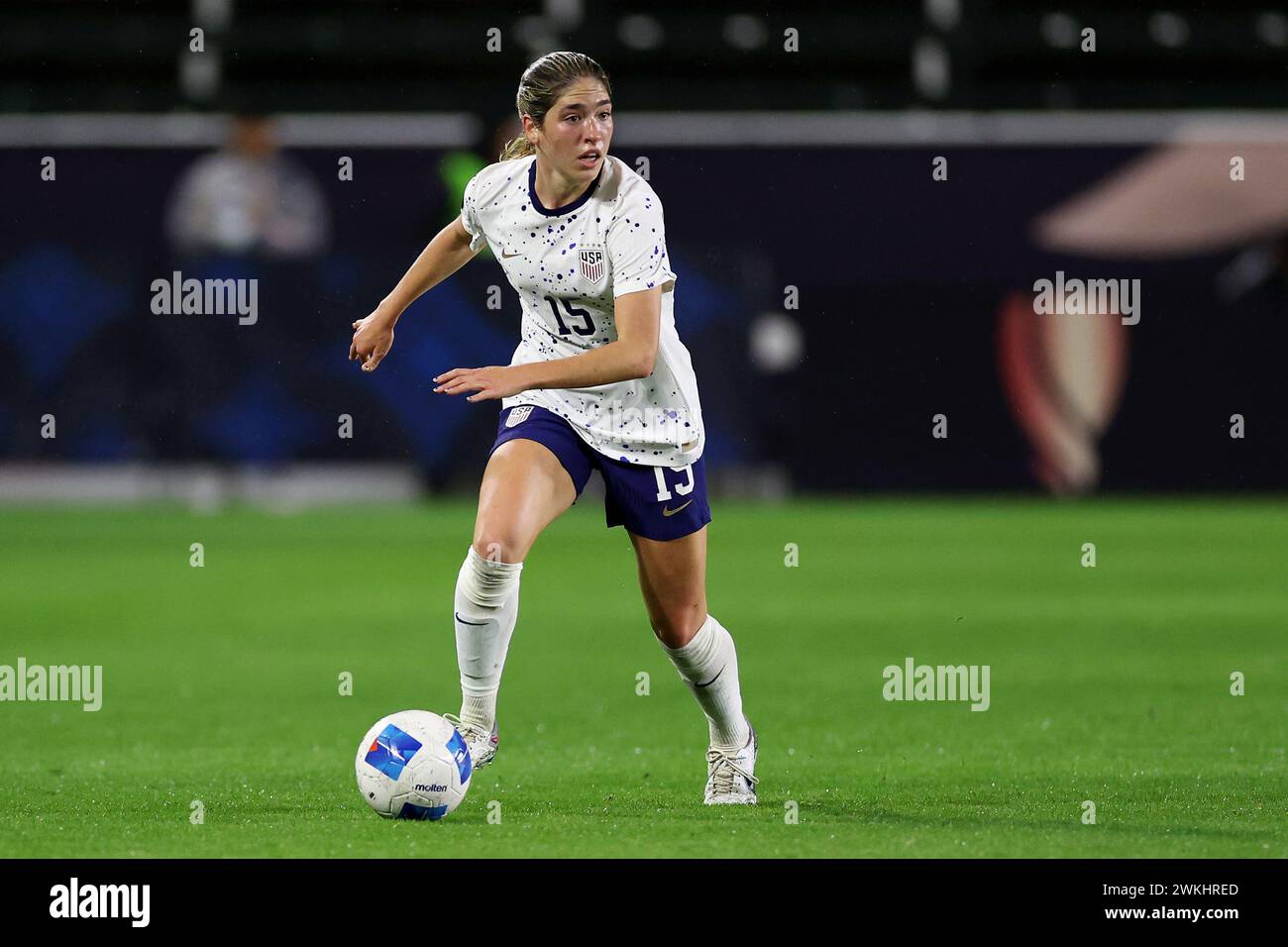 Carson, United States. 20th Feb, 2025. Carson, United States, February