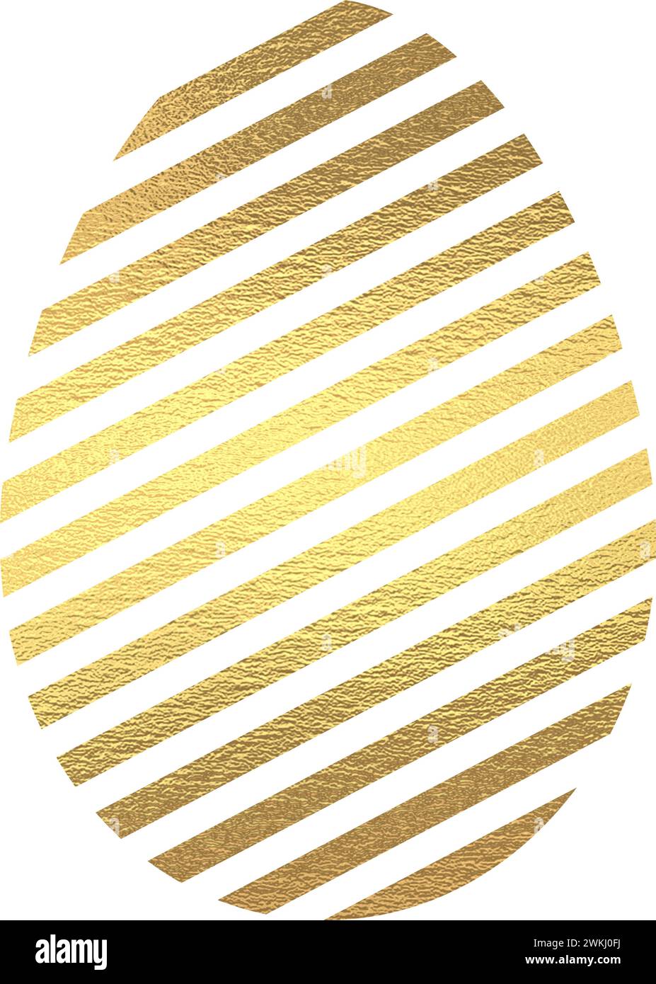 Golden Easter Egg Stock Vector