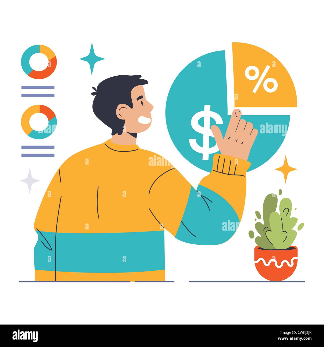 Returns gains Stock Vector Images Alamy