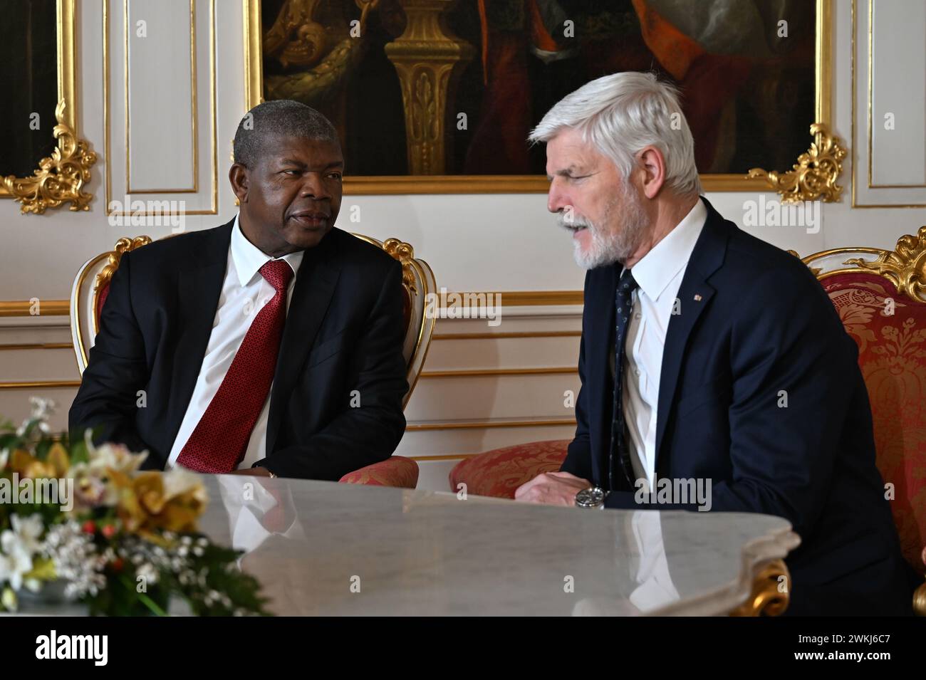 Prague, Czech Republic. 21st Feb, 2024. Czech President Petr Pavel ...