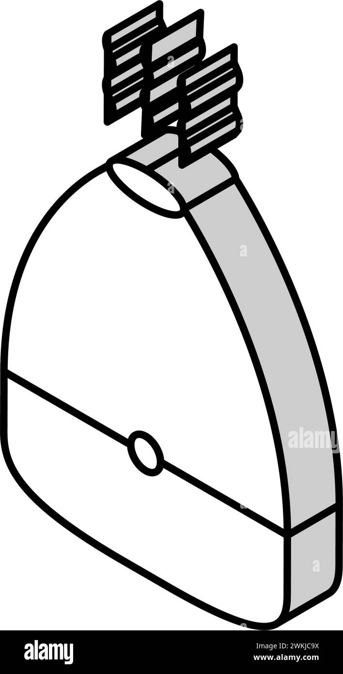 essential oil diffuser bedroom interior isometric icon vector