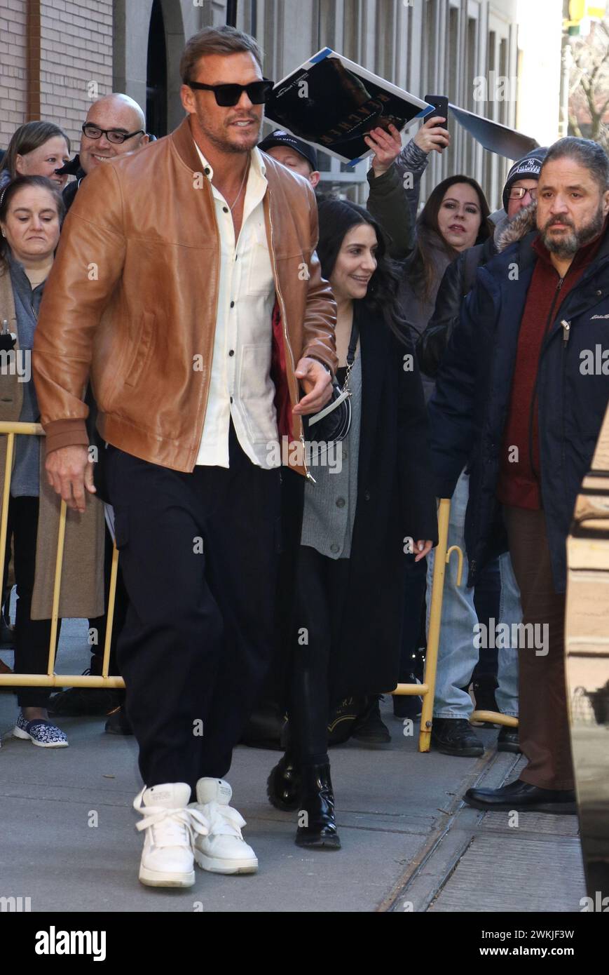 New York, NY, USA. 20th Feb, 2024. Alan Ritchson seen at The View on ...