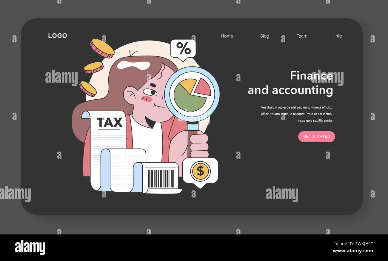 A meticulous dive into finance and accounting, showcasing tax analysis ...