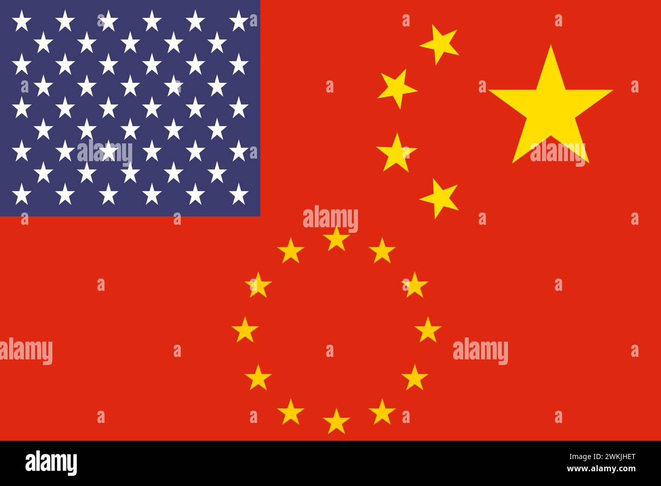 Flags Usa China European Union Stock Photo Alamy Flags Usa China European Union Stock Photo Alamy