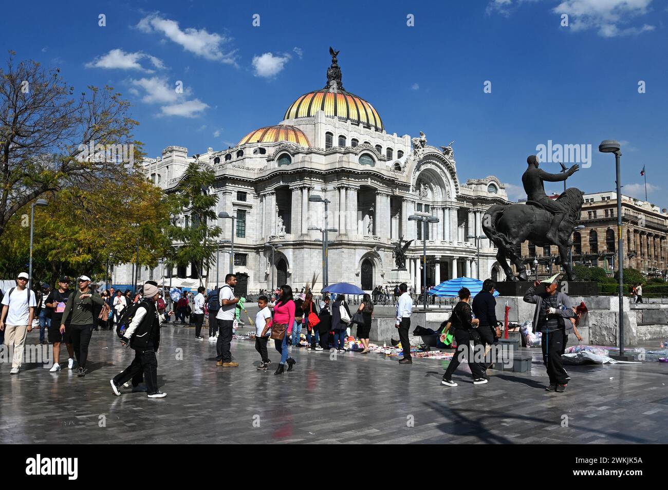 Palacio de Bellas Artes in the historic centre, Mexico City Stock Photo