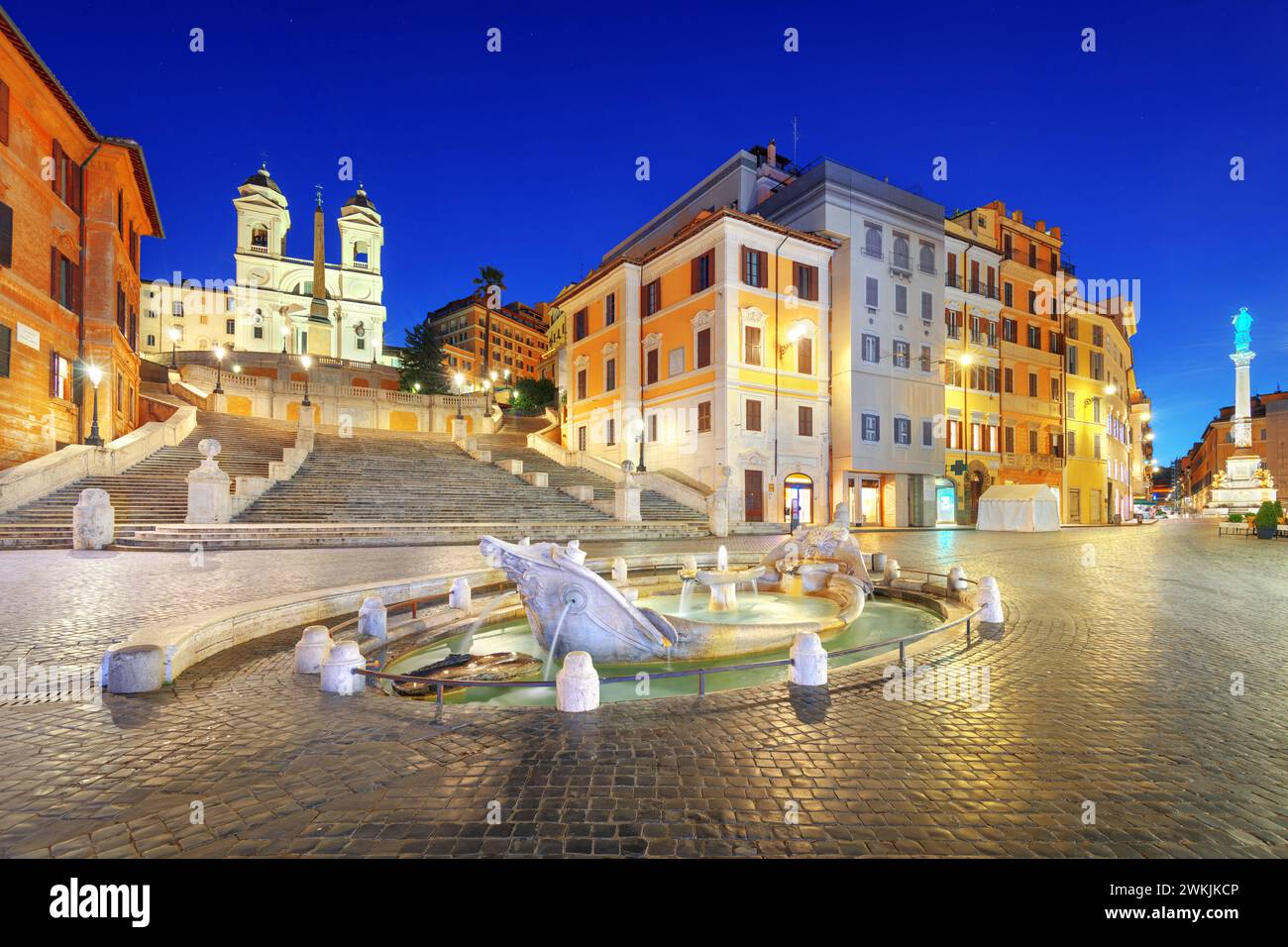Spanish Step Inn Rome Spanish Steps in Rome, Italy in the early morning Stock Photo - Alamy
