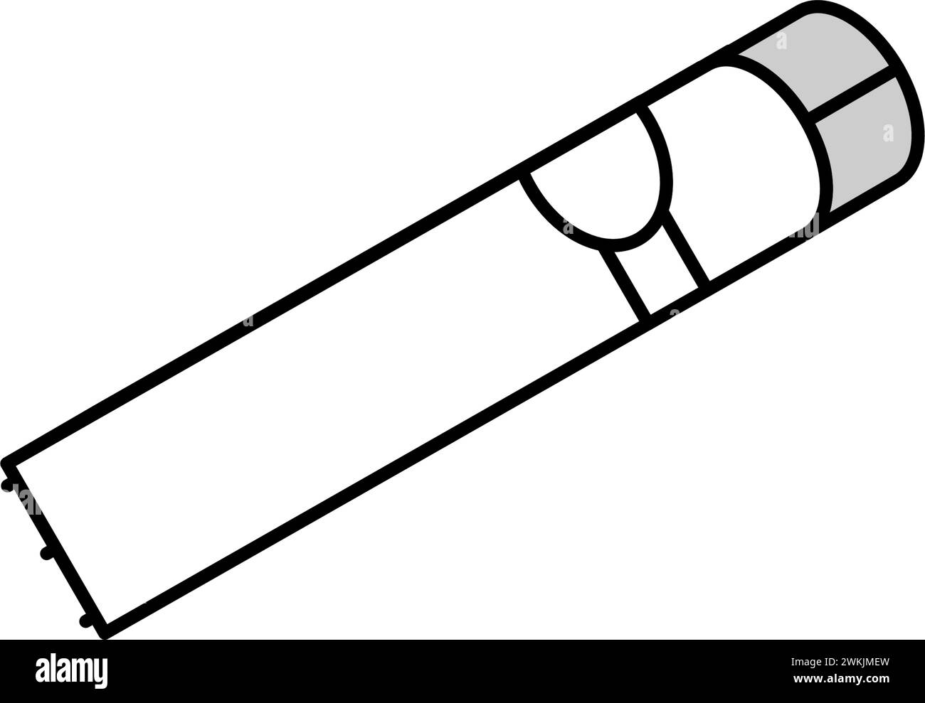 cigar nicotine tobacco isometric icon vector illustration Stock Vector ...