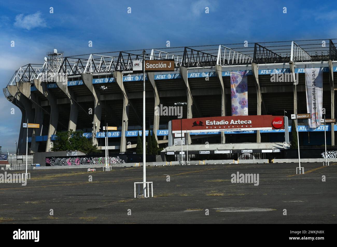 Estadio Azteca, Azteca Stadium, home of the Club America football club and venue for the opening match of the 2026 FIFA World Cup Stock Photo