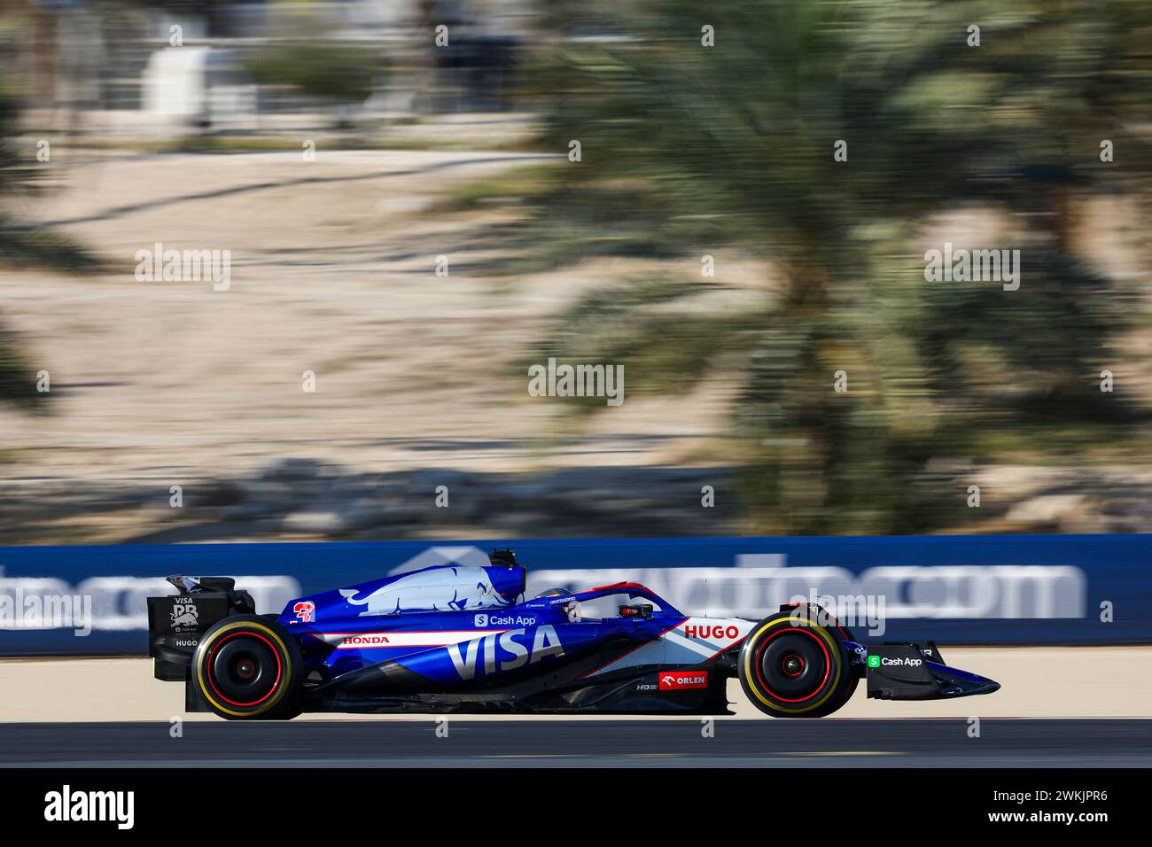 Vcarb Bahrain Testing 03 RICCIARDO Daniel (aus), Visa Cash App RB F1 Team VCARB 01, action ...