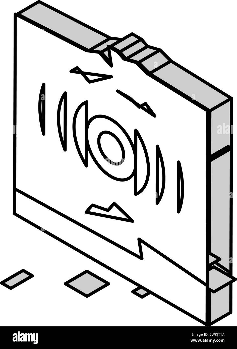 house protect earthquake isometric icon vector illustration Stock ...