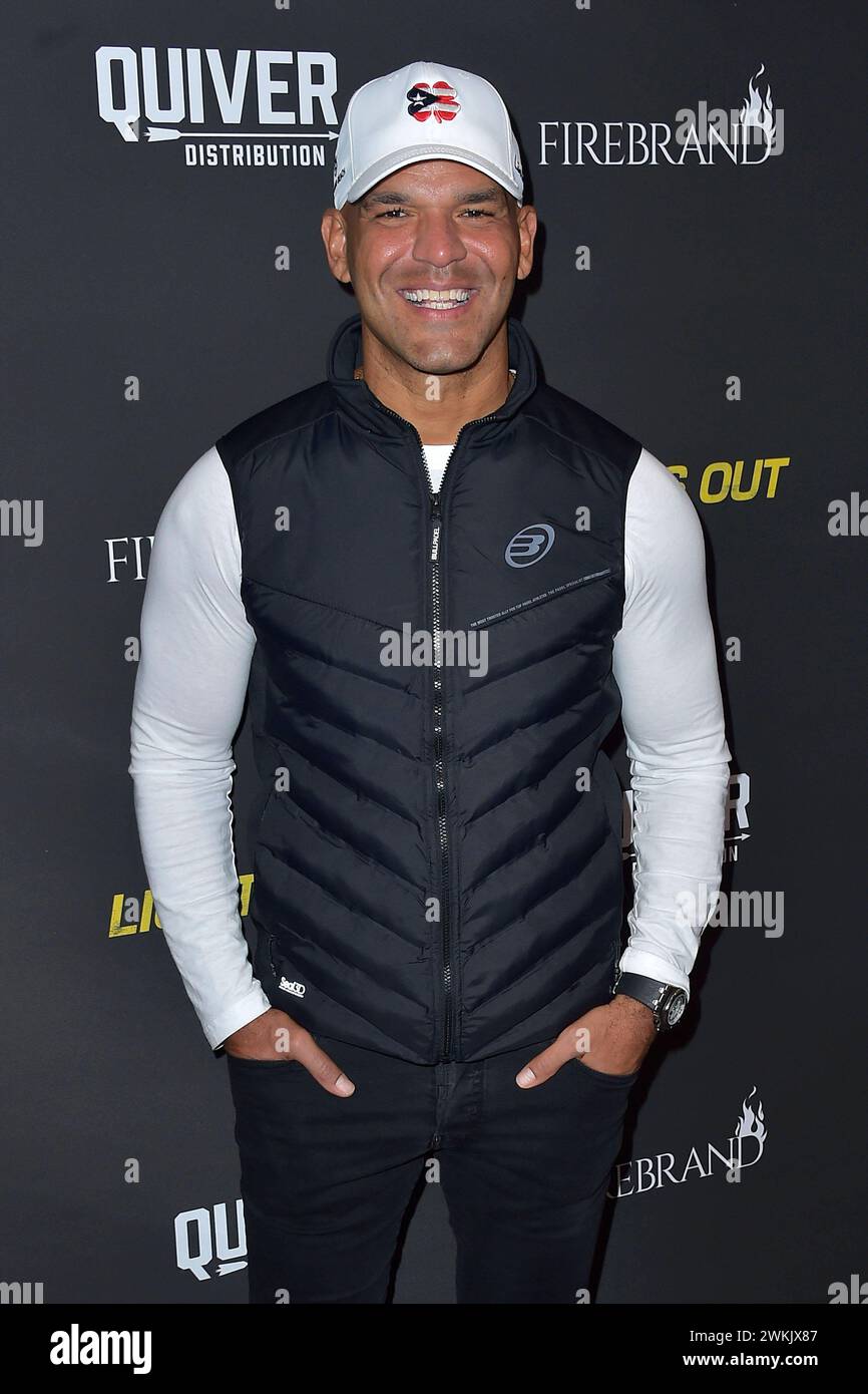 Amaury Nolasco beim Special Screening des Kinofilms Lights Out im The London. West Hollywood, 20.02.2024 *** Amaury Nolasco at the special screening of the movie Lights Out at The London West Hollywood, 20 02 2024 Foto:xD.xStarbuckx/xFuturexImagex lights 4245 Stock Photo