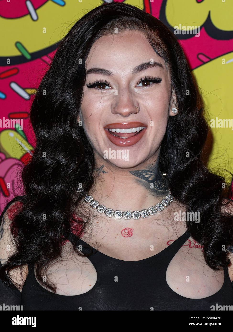 HOLLYWOOD, LOS ANGELES, CALIFORNIA, USA - FEBRUARY 20: Bhad Bhabie ...