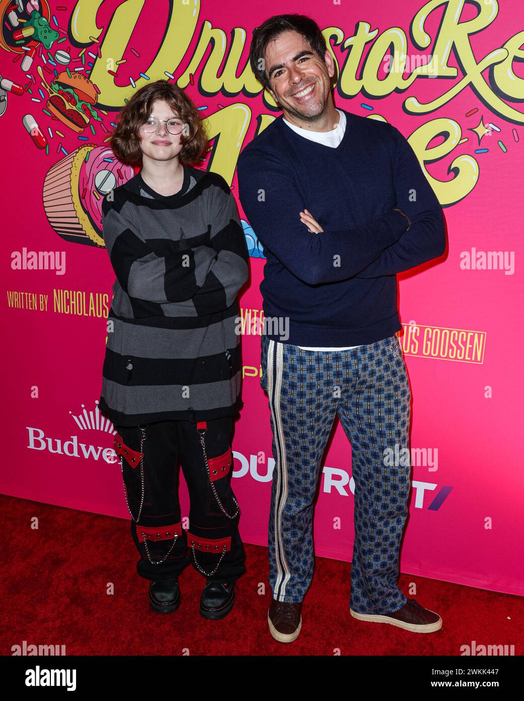 HOLLYWOOD, LOS ANGELES, CALIFORNIA, USA - FEBRUARY 20: Eli Roth arrives ...