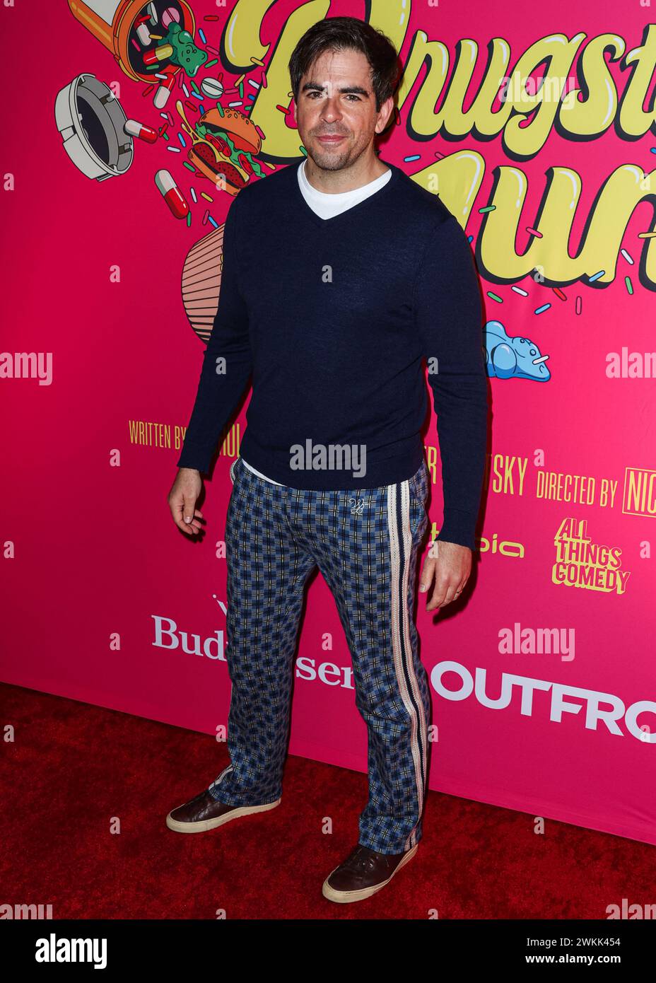 HOLLYWOOD, LOS ANGELES, CALIFORNIA, USA - FEBRUARY 20: Eli Roth arrives ...