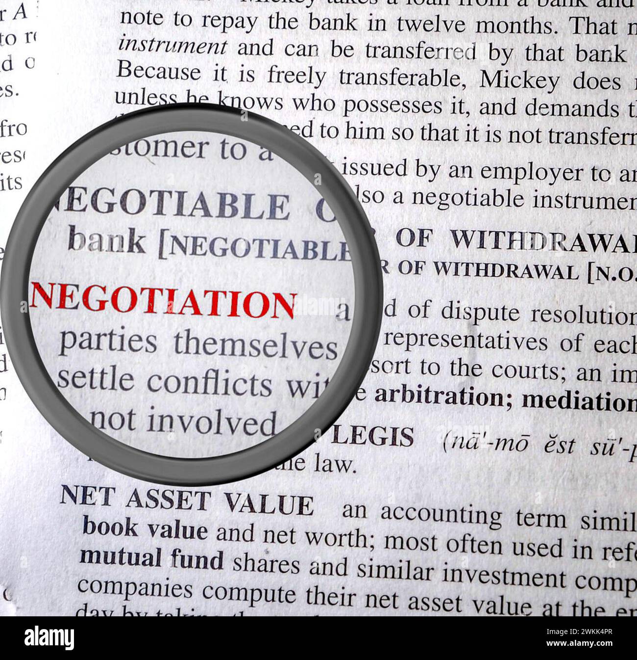 negotiation Stock Photo