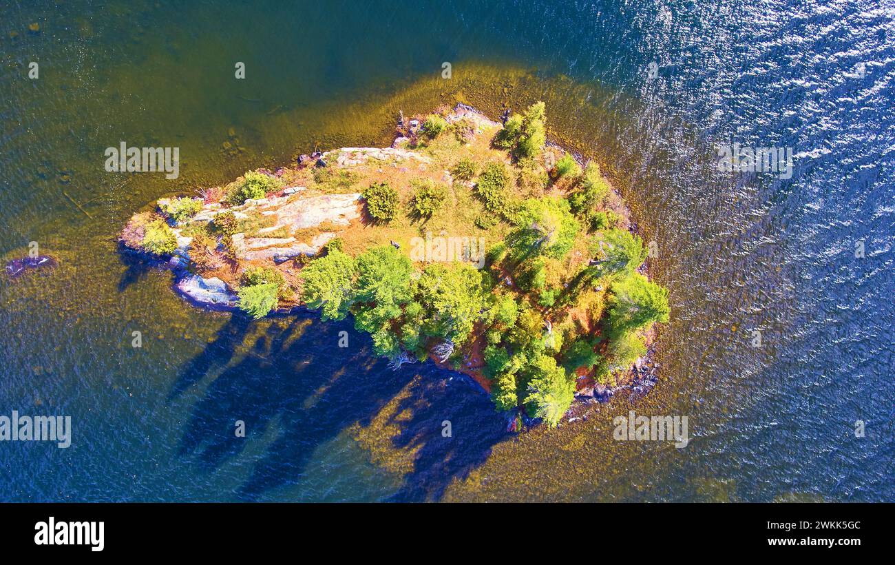 Aerial island michigan hi-res stock photography and images - Alamy