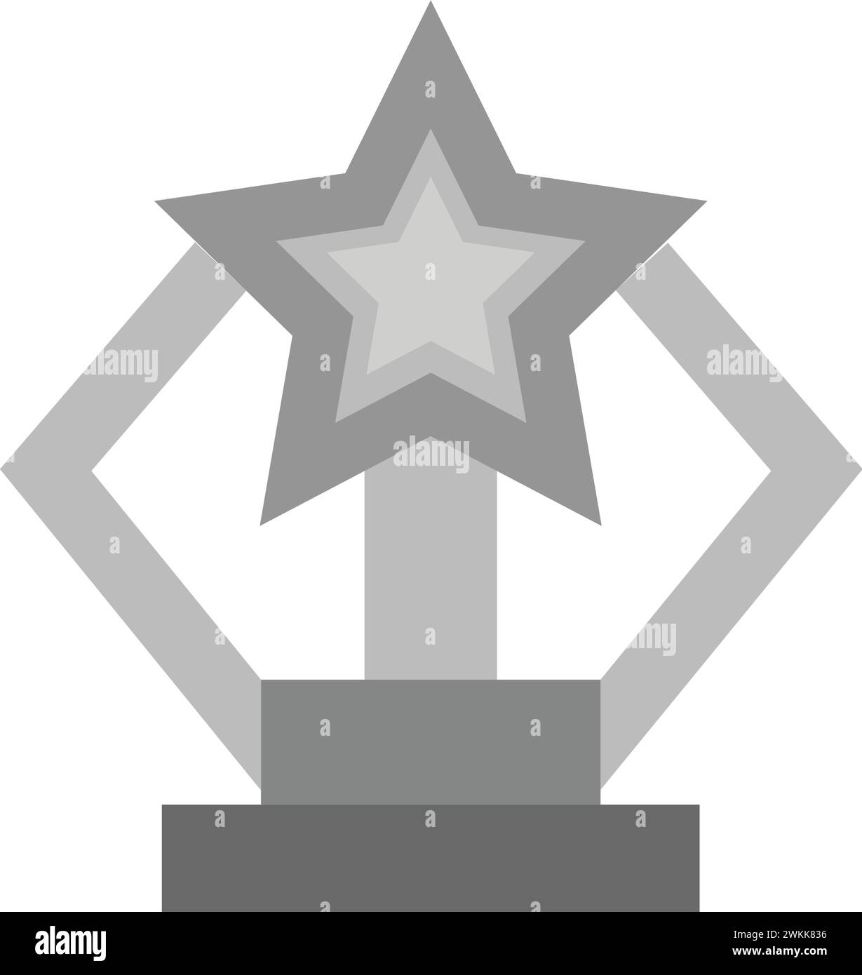 Awards icon vector image. Suitable for mobile application web application and print media. Stock Vector