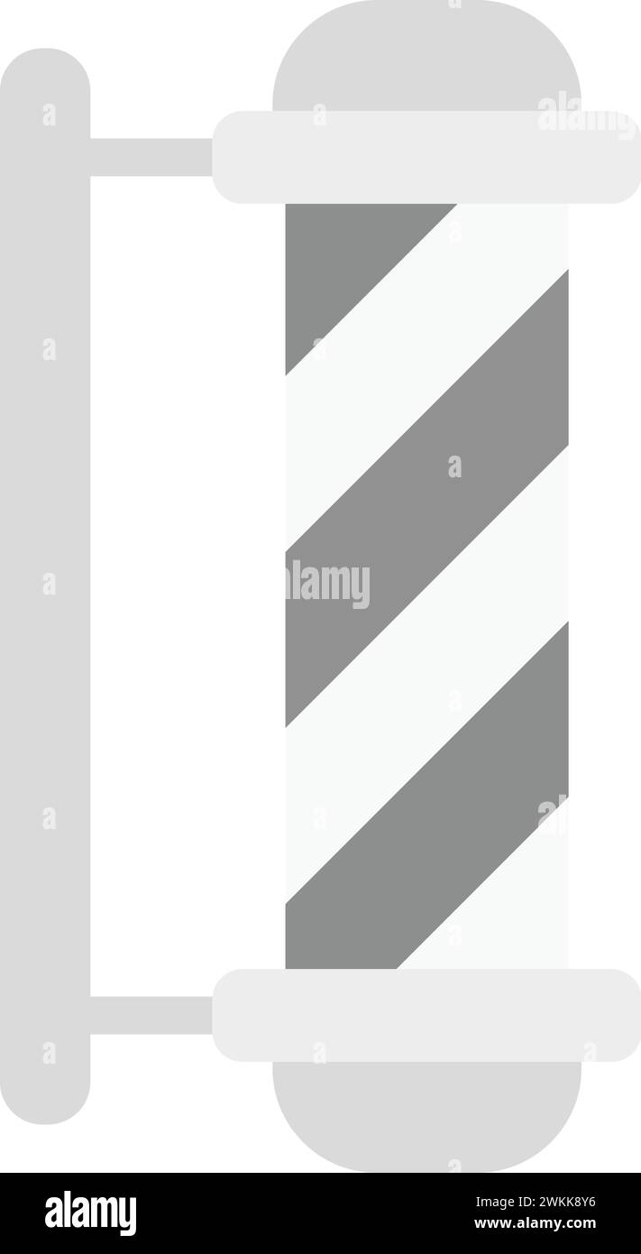 Barber Pole icon vector image. Suitable for mobile application web application and print media. Stock Vector