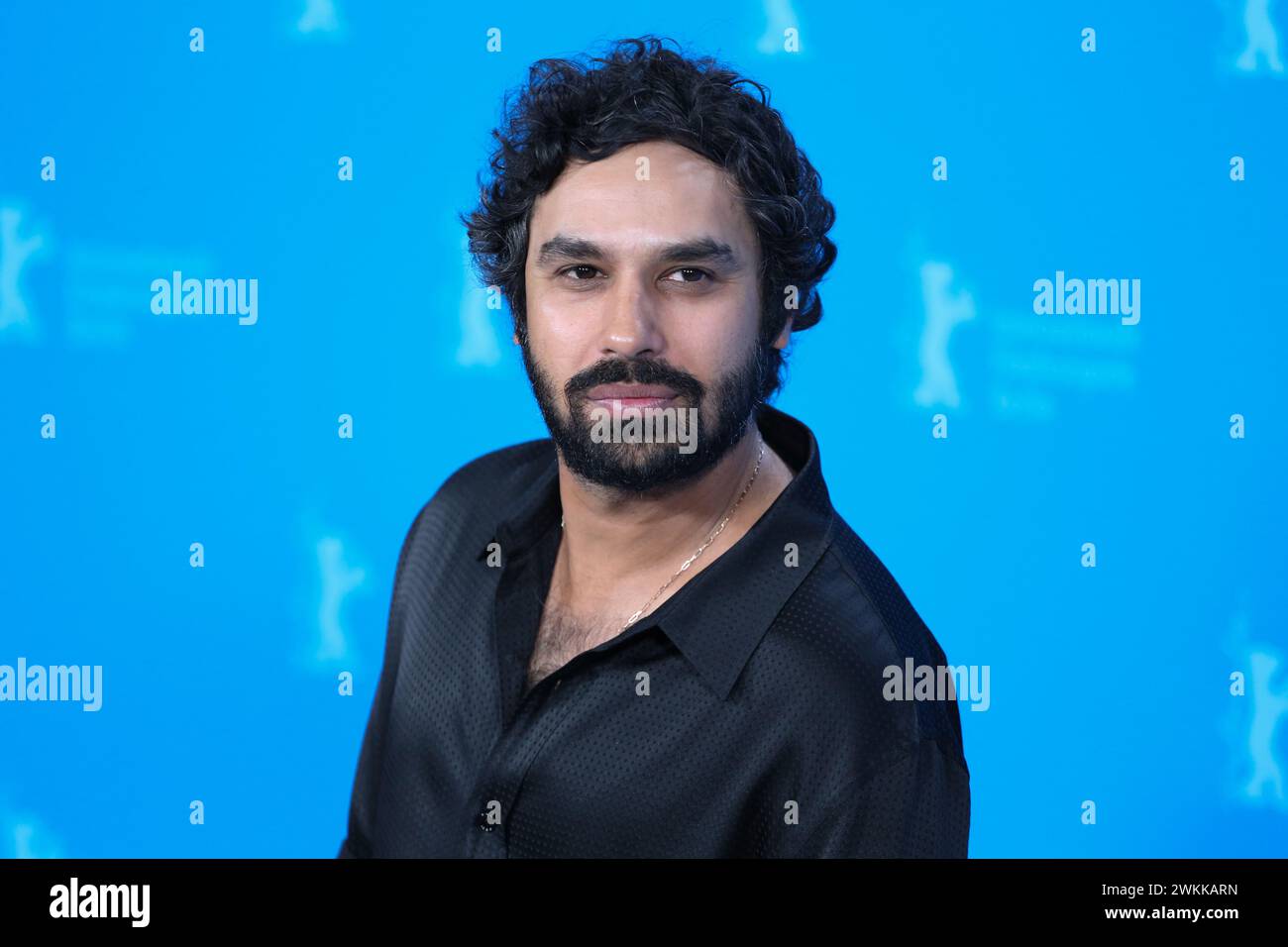 Berlin, Germany, 21st February 2024, actor Kunal Nayyar at the photo call for the film Spaceman at the 74th Berlinale International Film Festival. Photo Credit: Doreen Kennedy / Alamy Live News. Stock Photo