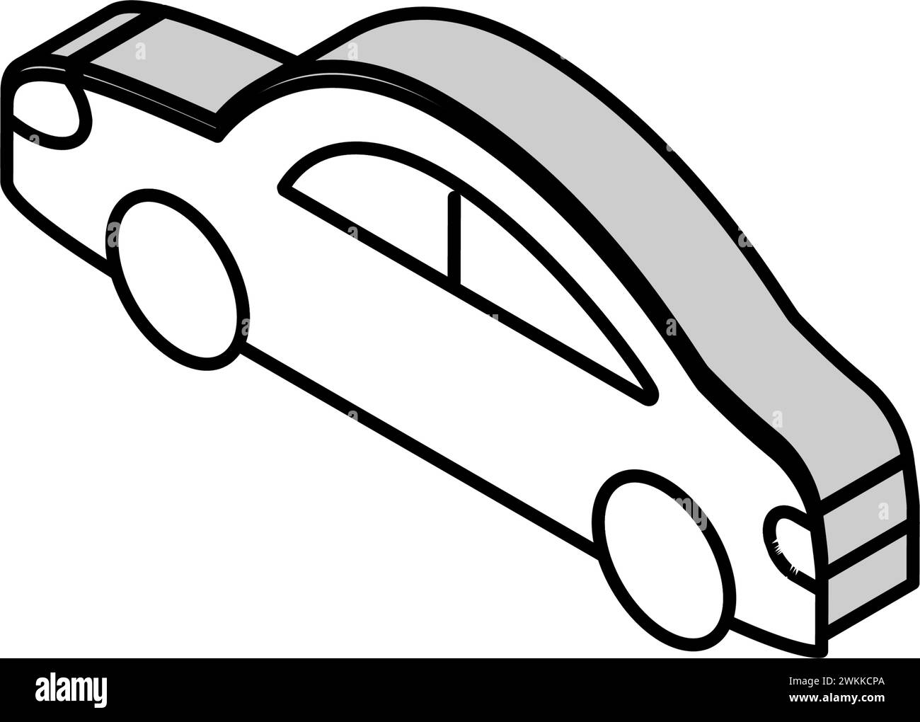 car toy child baby kid isometric icon vector illustration Stock Vector ...