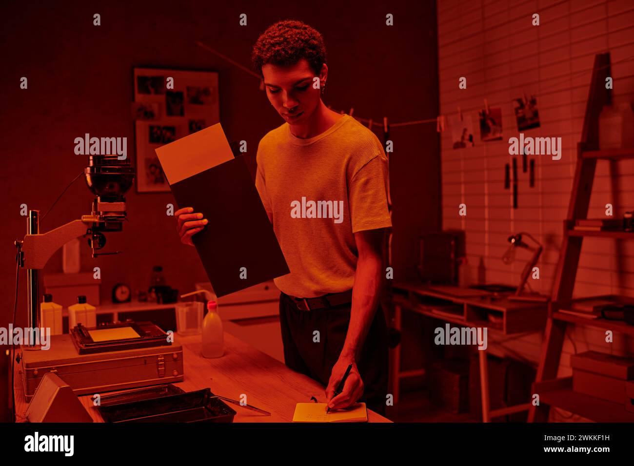 Taking Notes Photographic Photographic printing process hi-res stock photography and images - Alamy