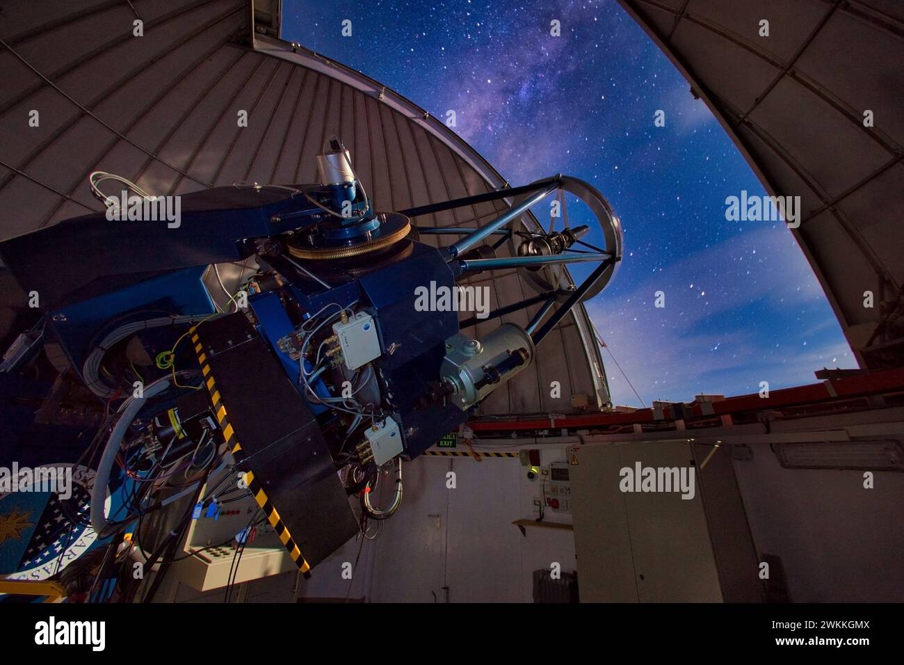 The IAC-80 Telescope, Observatorio del Teide, Tenerife, Canary Islands, Spain. Stock Photo