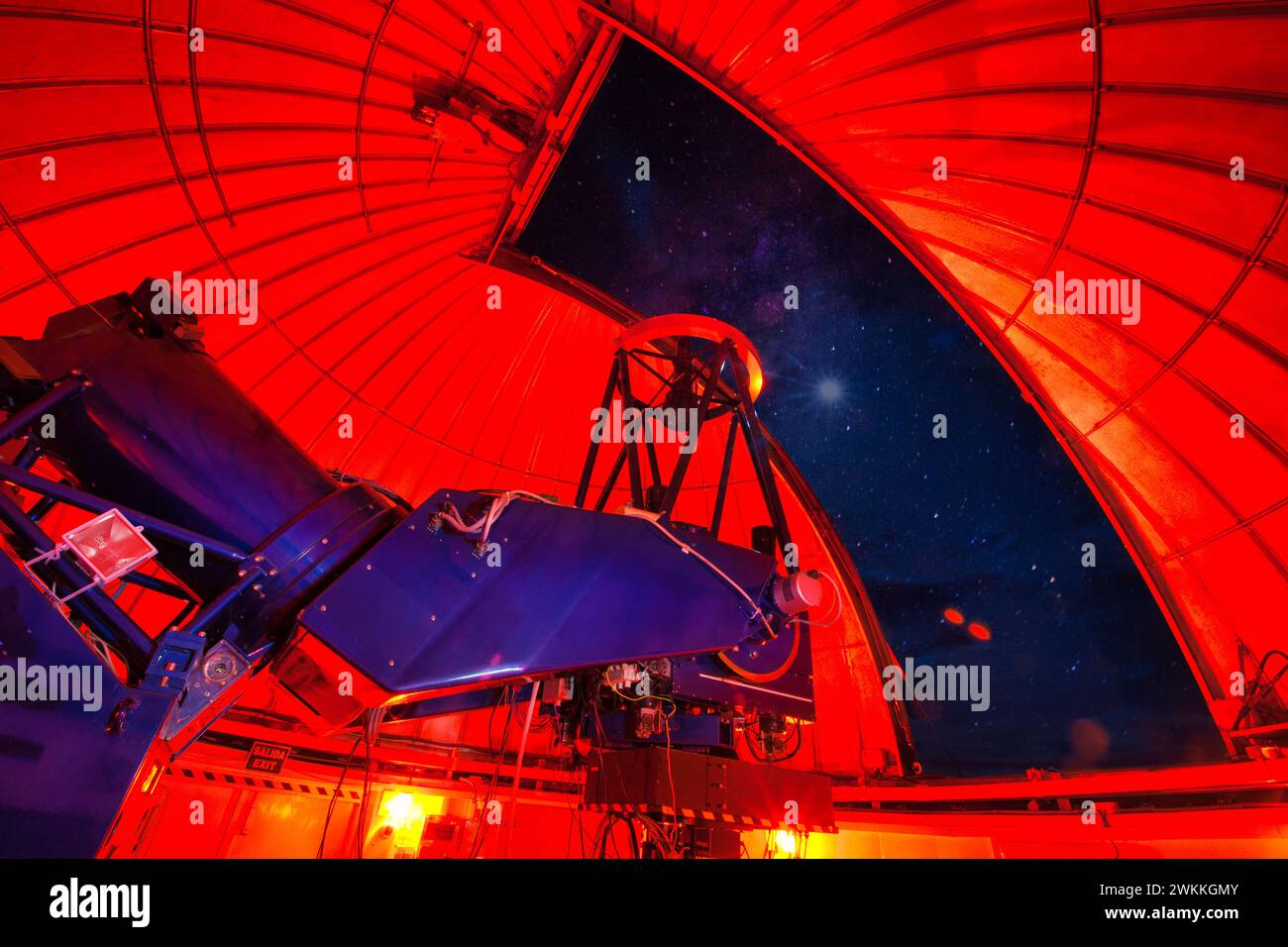 The IAC-80 Telescope, Observatorio del Teide, Tenerife, Canary Islands, Spain. Stock Photo