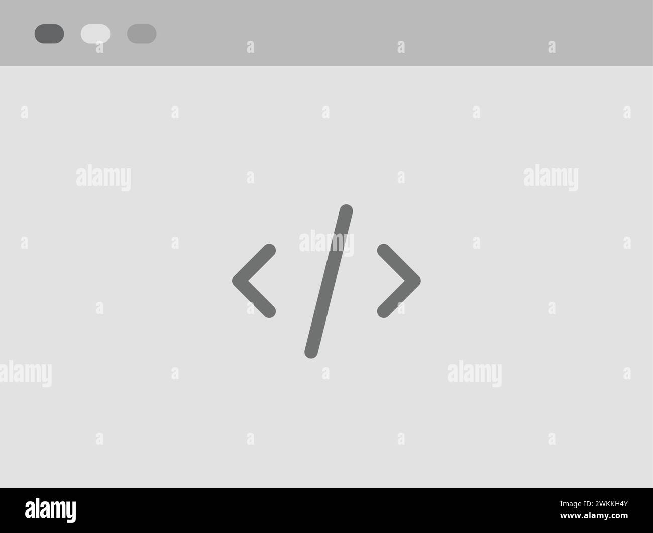 Code icon vector image Stock Vector Image & Art - Alamy