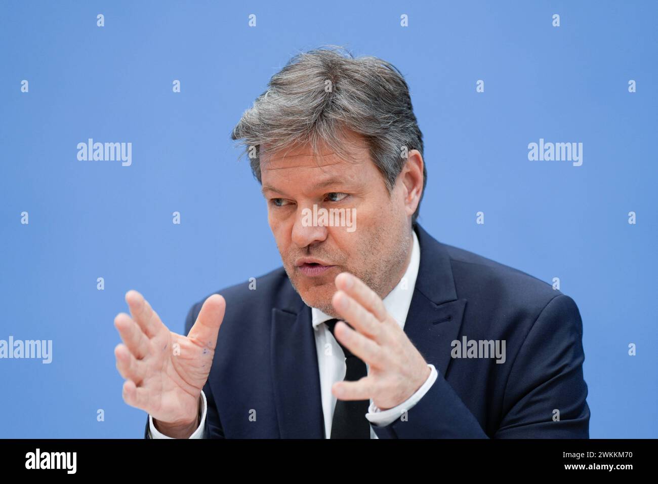 Vorstellung des Jahreswirtschaftsberichts 2024, Robert Habeck