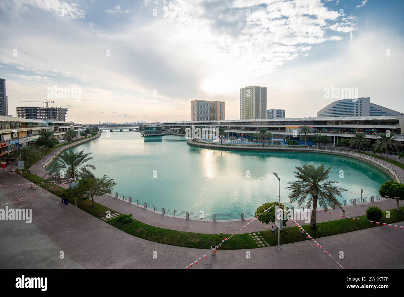 Manama, Bahrain - December 28, 2023: The Lagoon Park Manama Bahrain Stock Photo