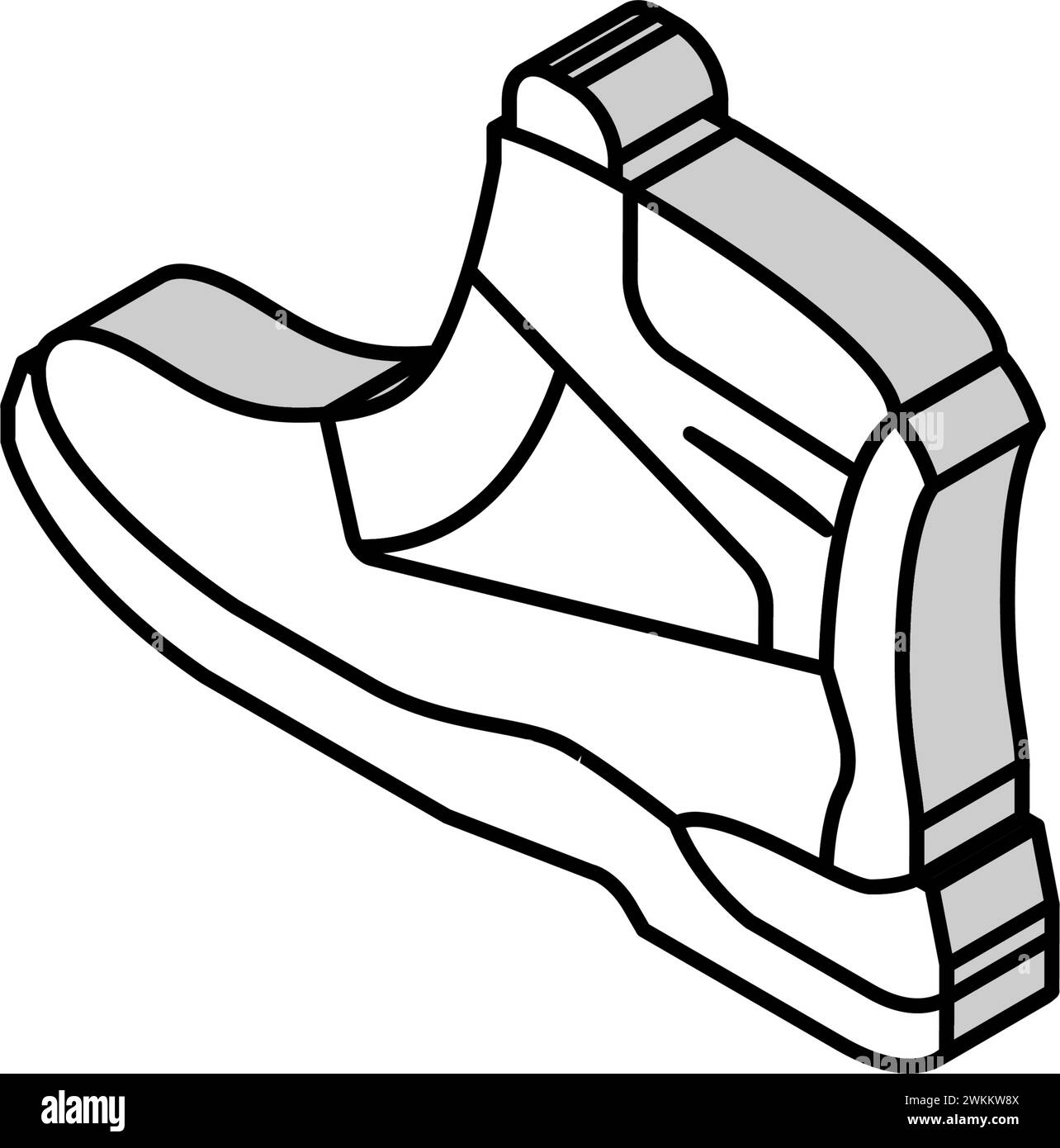 Work Boots Civil Engineer Isometric Icon Vector Illustration Stock work-boots-civil-engineer-isometric-icon-vector-illustration-stock