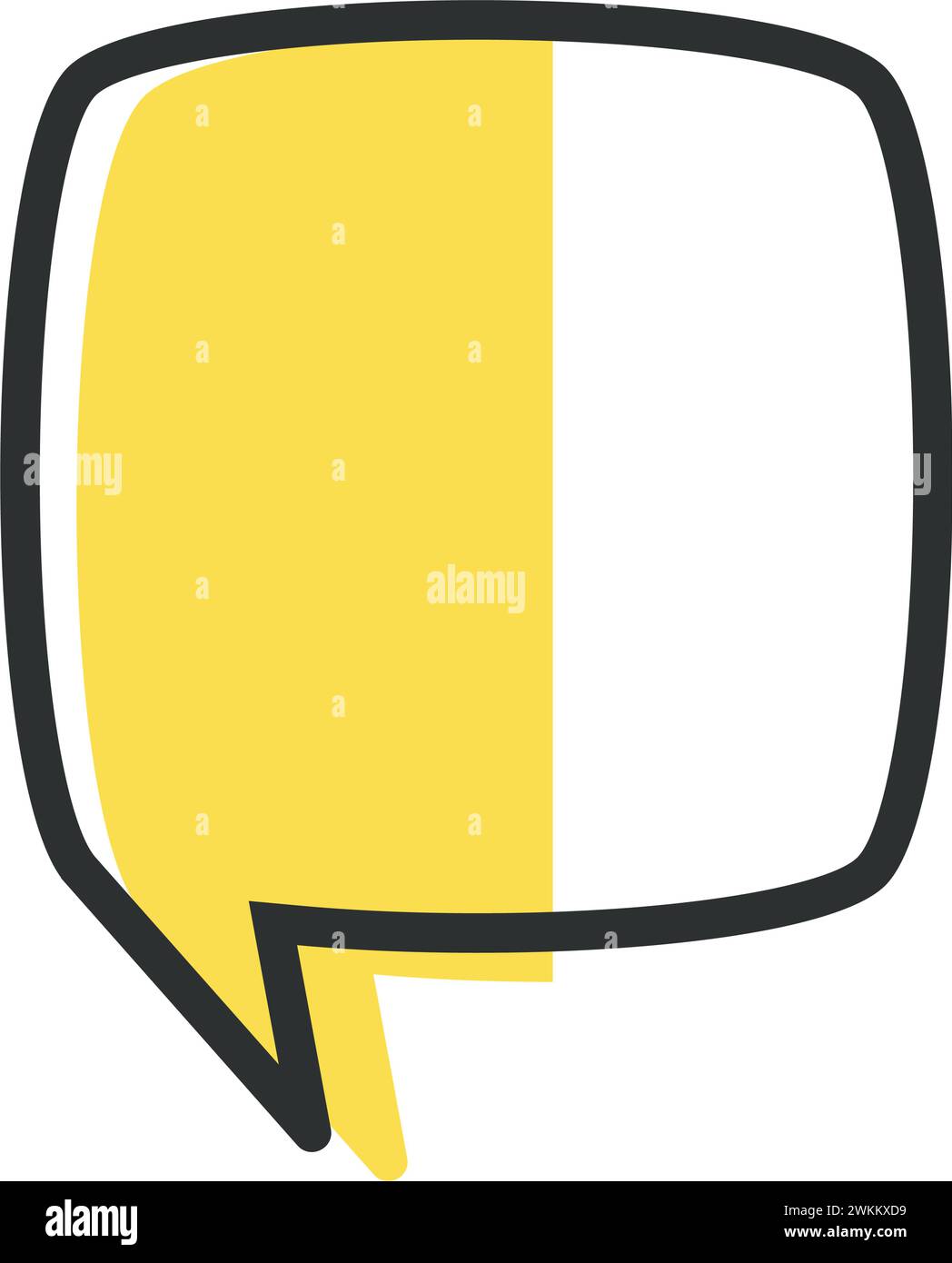 Isolated empty colored comic speech bubble Vector Stock Vector Image ...
