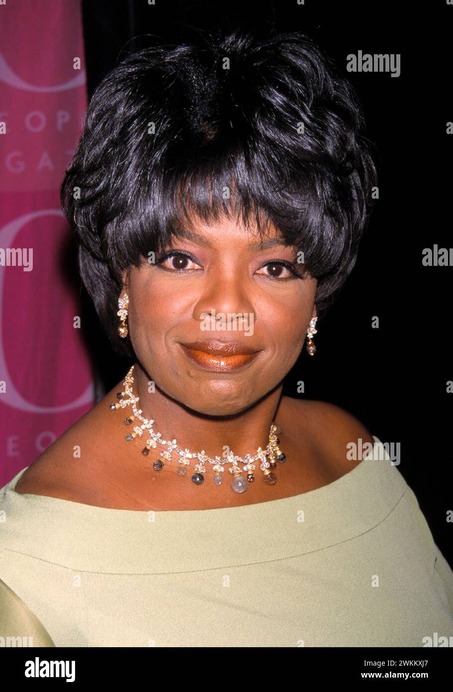 Credit: Walter McBride/MediaPunch OPRAH WINFREY, GAYLE KING  AND HEARST MAGAZINES  4/17/2001 HOST THEIR 1st ANNIVERSARY OF  O  MAGAZINE.  CIPRIANI RESTAURANT IN NEW YORK CITY. CREDIT ALL USES Stock Photo