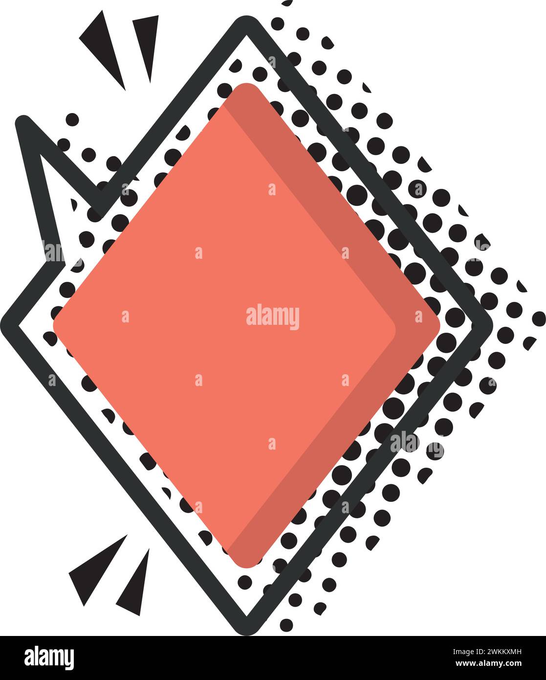 Isolated empty colored comic speech bubble Vector Stock Vector Image ...