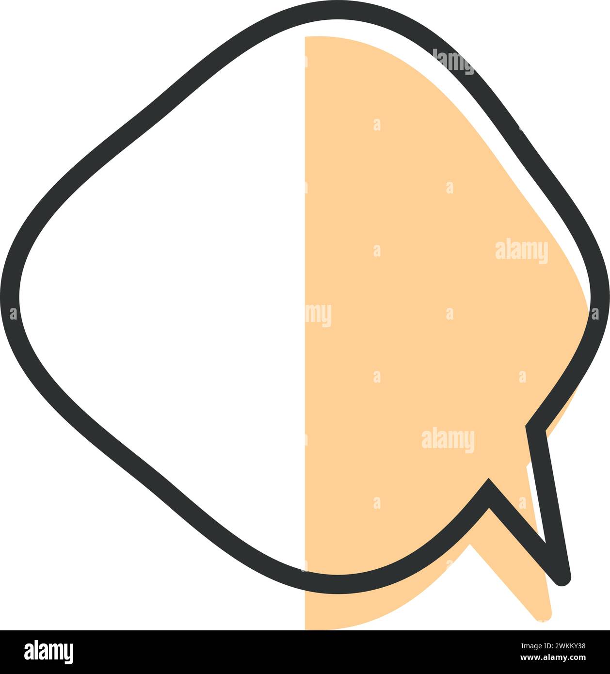 Isolated empty colored comic speech bubble Vector Stock Vector Image ...