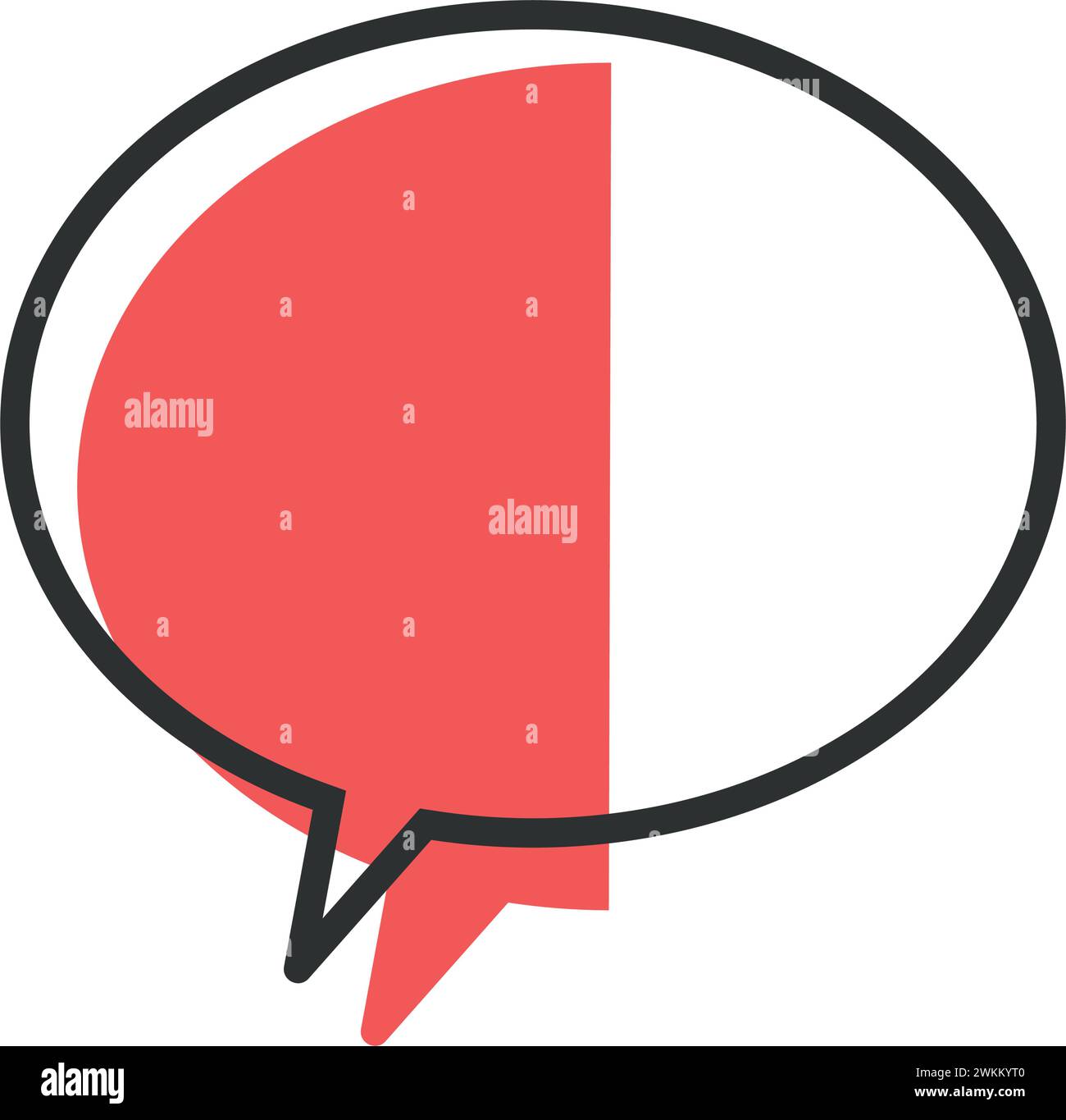 Isolated empty colored comic speech bubble Vector Stock Vector Image ...