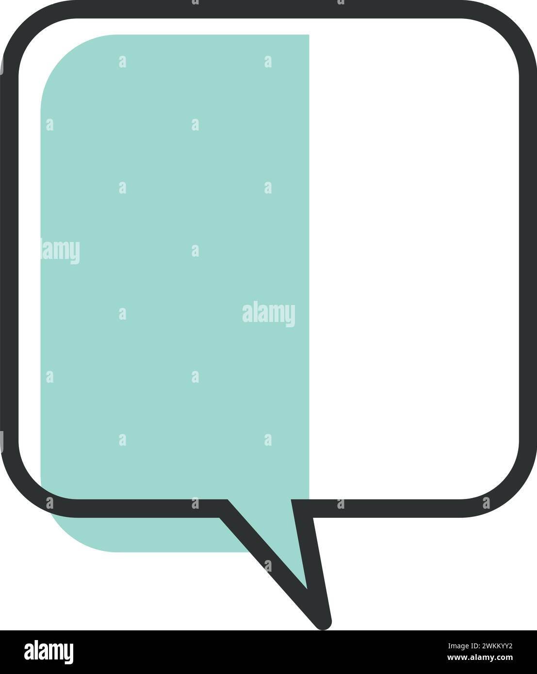 Isolated empty colored comic speech bubble Vector Stock Vector Image ...