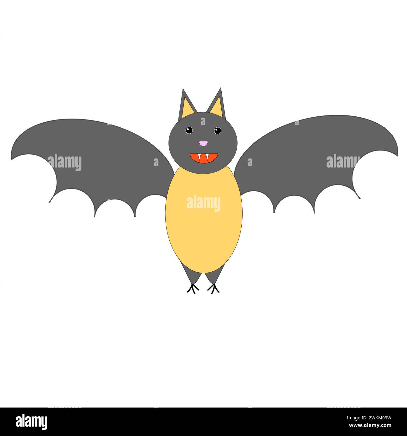 Vector bat on a white background Stock Vector Image & Art - Alamy