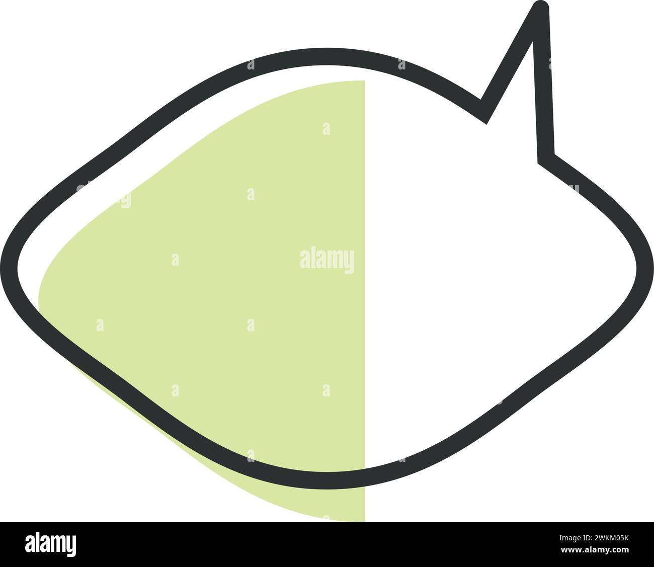 Isolated empty colored comic speech bubble Vector Stock Vector Image ...