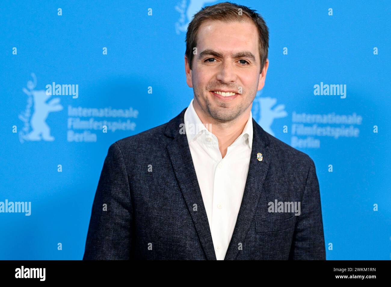 Philipp Lahm beim Photocall zum Kompilationsfim Elf mal morgen: Berlinale Meets Fußball / Eleven Tomorrows: Berlinale Meets Football auf der Berlinale 2024 / 74. Internationale Filmfestspiele Berlin im Hotel Grand Hyatt. Berlin, 21.02.2024 *** Philipp Lahm at the photocall for the compilation film Elf mal morgen Berlinale Meets Football Eleven Tomorrows Berlinale Meets Football at the Berlinale 2024 74 Berlin International Film Festival at the Hotel Grand Hyatt Berlin, 21 02 2024 Foto:xF.xKernx/xFuturexImagex elf 4238 Stock Photo