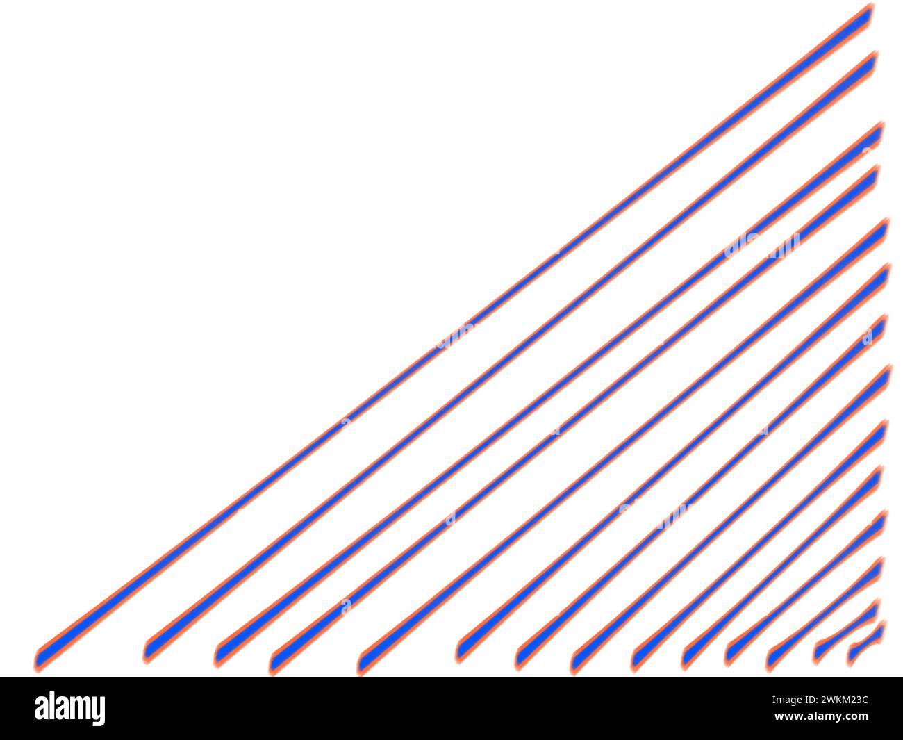 Purple and pink slanted lines half way across the page background . High quality illustration Stock Photo