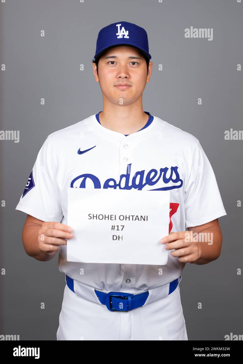 This is a 2024 photo of designated hitter Shohei Ohtani of the Los