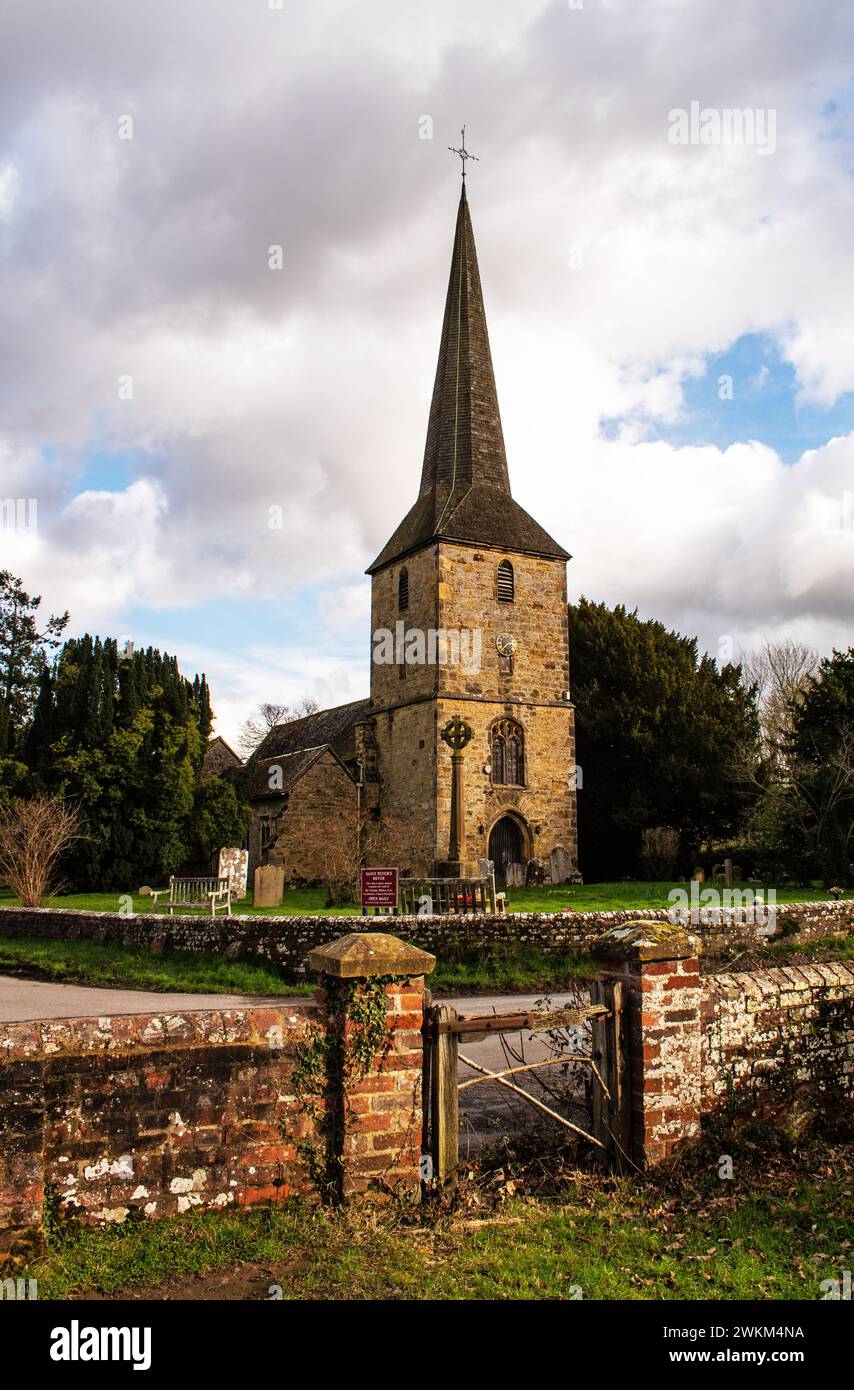 St Peters Church, Hever, Kent, England Stock Photo - Alamy