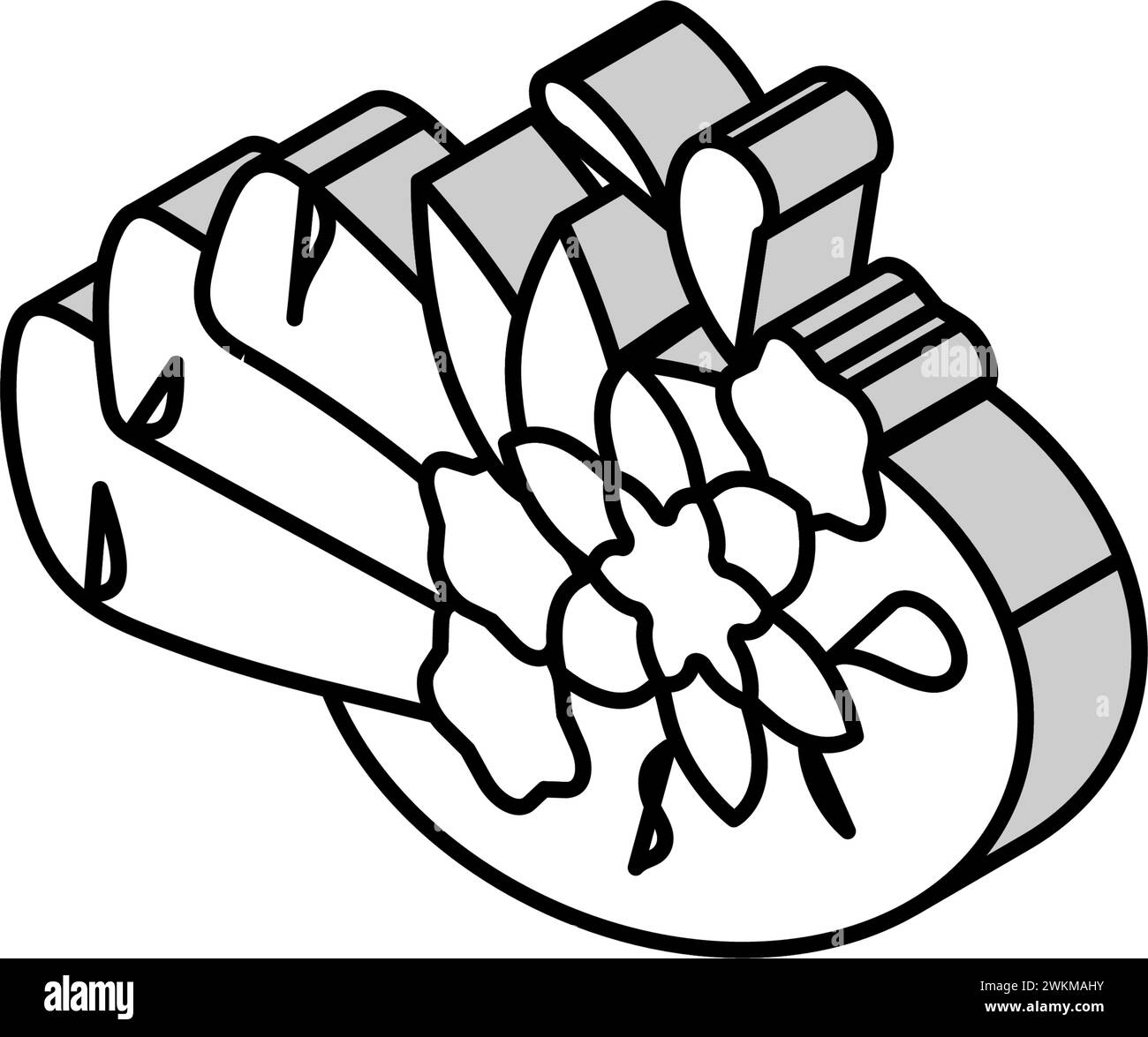 fascinator hat cap isometric icon vector illustration Stock Vector ...