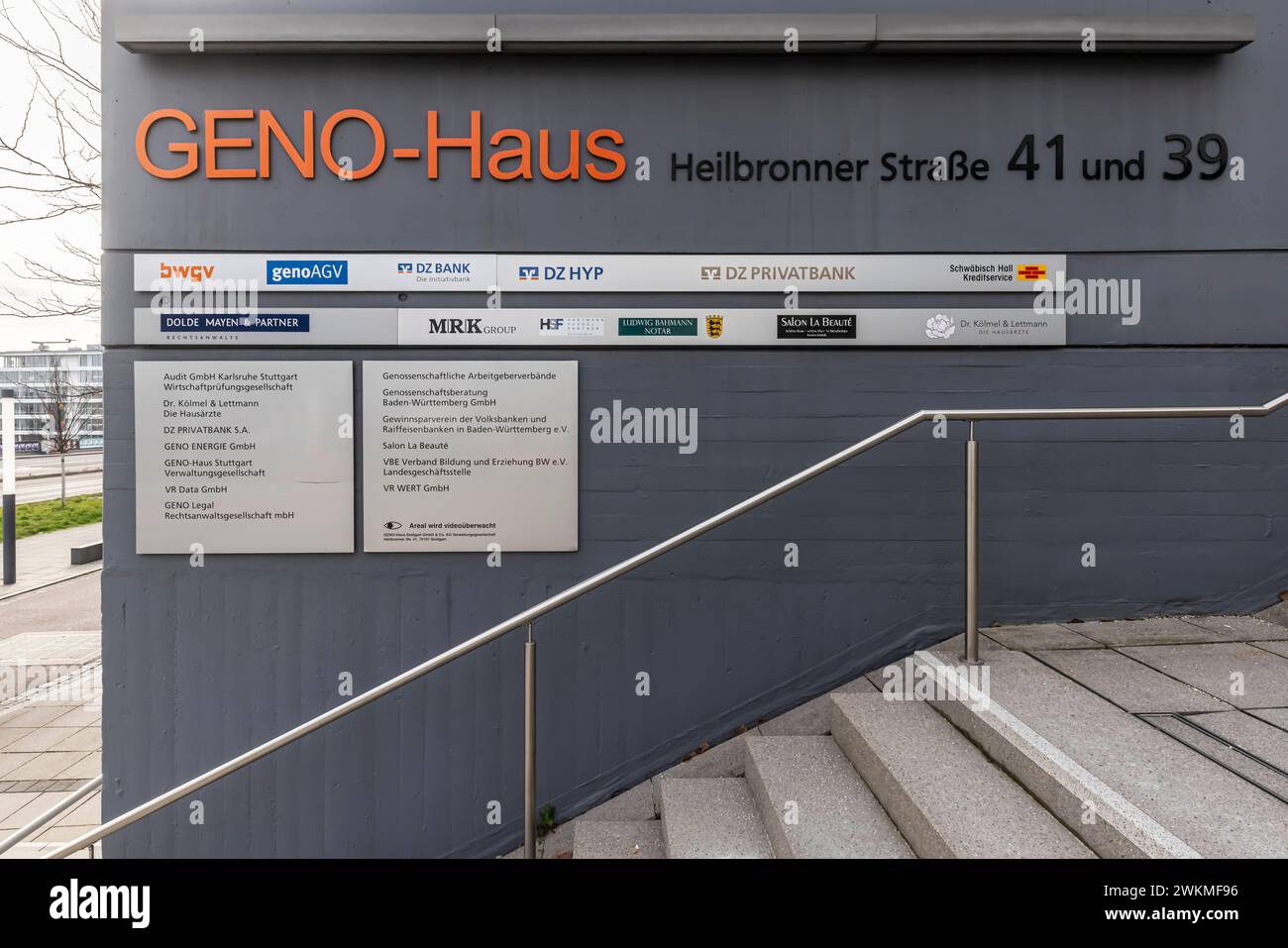 Geno-Haus an der Heilbronner Straße in Stuttgart. Architekten ...